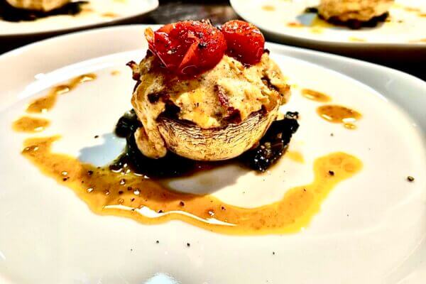 Gefüllte Pilze & Salcicca & Ricotta & Spinat