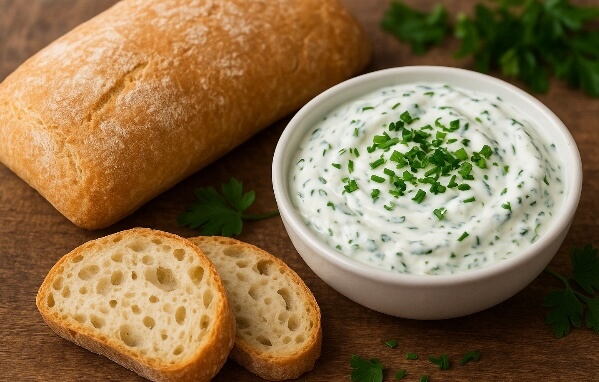 Brot & Kräuterquark