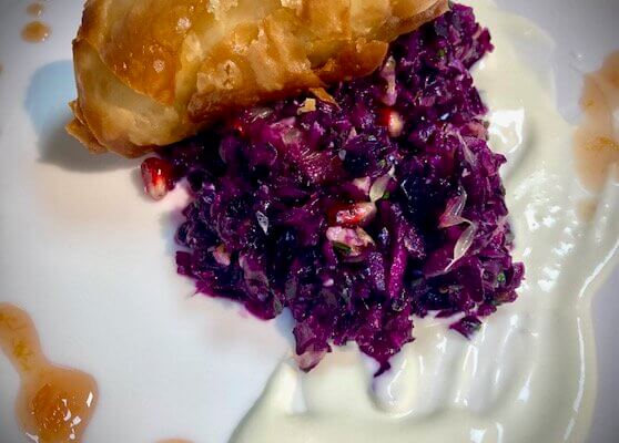 Rotkohlsalat & Kräuter-Feta