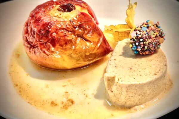 Bratapfel & Zimt-Parfait